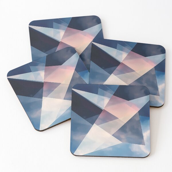 Item preview, A surreal design where geometric structures emerge from and blend seamlessly with the clouds. designed and sold by HEMRO.