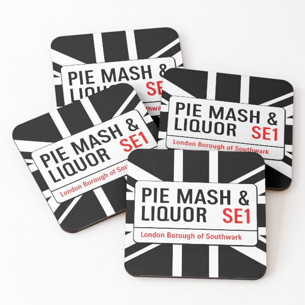 Item preview, Classic London Pie Mash And Liquor Road Sign V1c designed and sold by RetrospectUK.