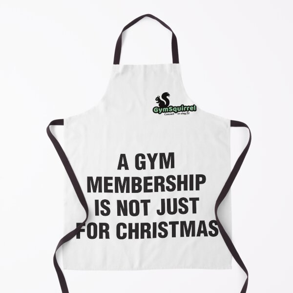 Item preview, Gym Squirrel Not Just For Christmas black lettering (white also available) designed and sold by DJVYEATES.
