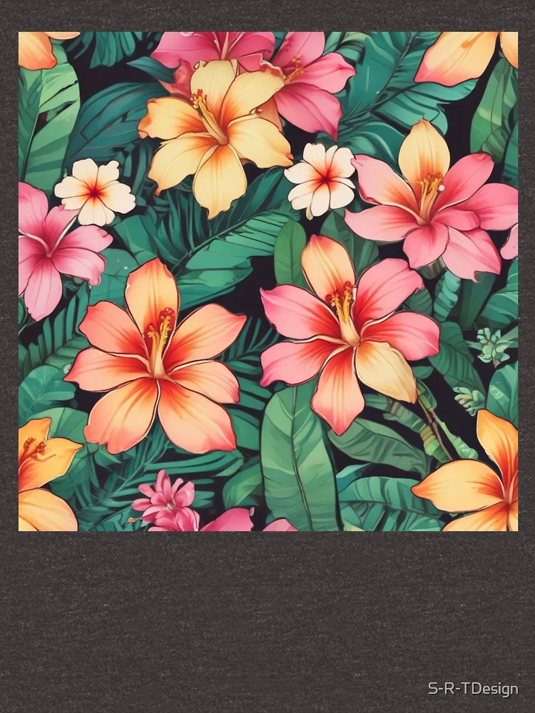 Thumbnail 4 von 4, T-Shirt mit V-Ausschnitt, Inselparadies designt und verkauft von S-R-TDesign.