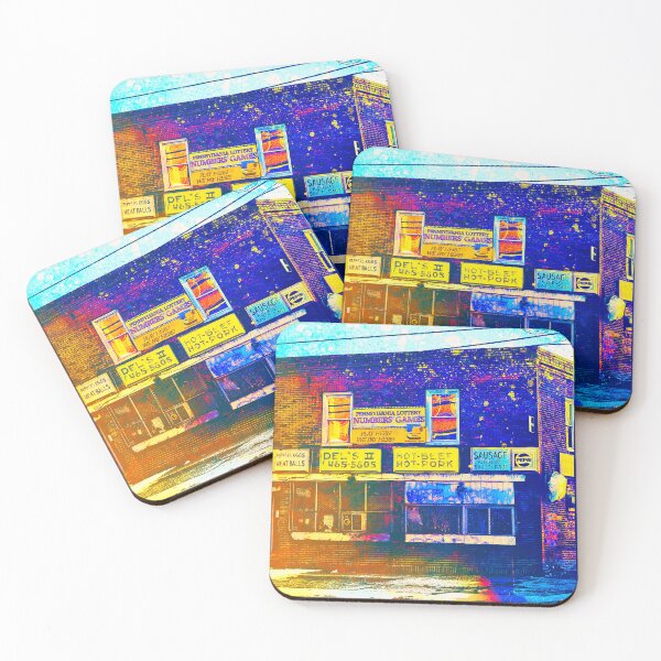 Item preview, Philly Deli (blue-yellow) designed and sold by ElderIslesPress.