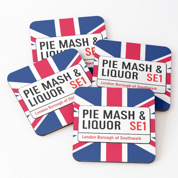 Item preview, Classic London Pie Mash And Liquor Road Sign V1d designed and sold by RetrospectUK.