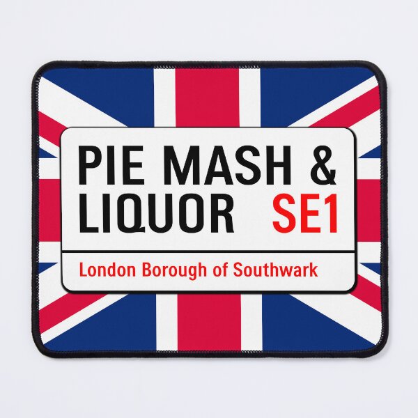 Item preview, Classic London Pie Mash And Liquor Road Sign V1d designed and sold by RetrospectUK.