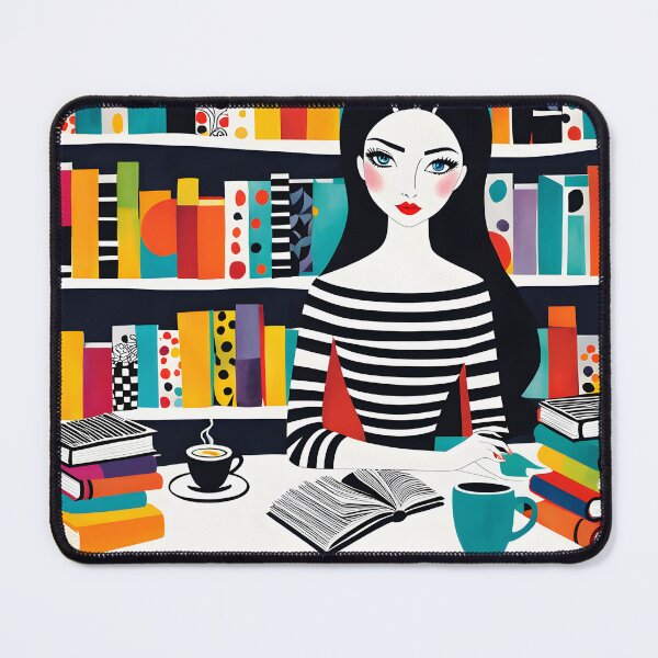 Item preview, Coffee and books designed and sold by MarisePix.