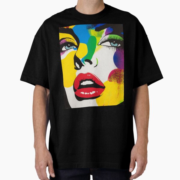 Item preview, Retro Pop Art Design - Bold Feminine Face with Comic Book Vibes for Apparel, Wall Decor, Totes, Mugs, Stickers, and More. designed and sold by MerchMaid1981.