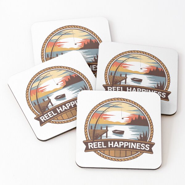Item preview, Reel Happiness Fishing lover & angler designed and sold by BLZART.