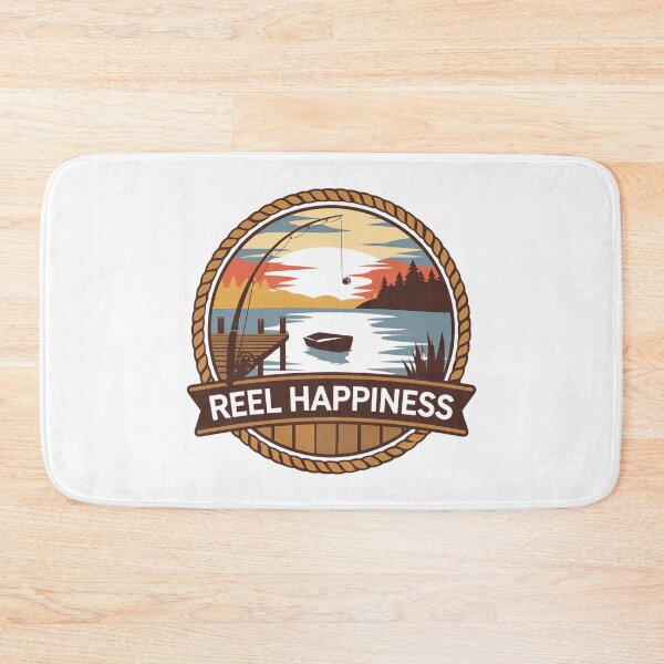 Item preview, Reel Happiness Fishing lover & angler designed and sold by BLZART.