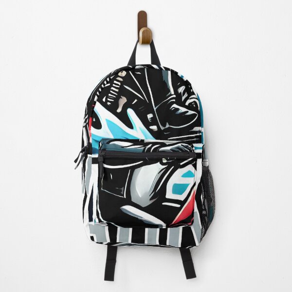 Item preview, funny Shark sea Rider Motorcycle Funny Design designed and sold by DrawHandArt.
