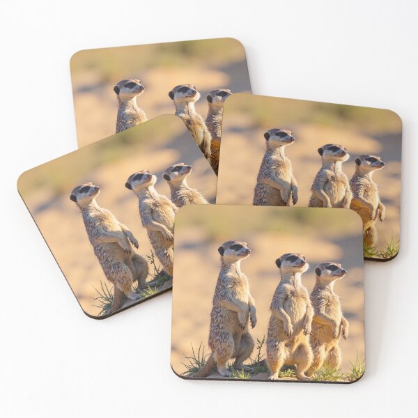 Item preview, Sunlit vigil meerkat guardians designed and sold by MadeByHaresShop.