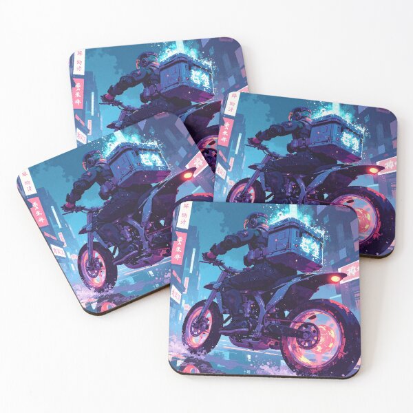 Item preview, Neon speedrunner cybernetic pursuit designed and sold by MadeByHaresShop.