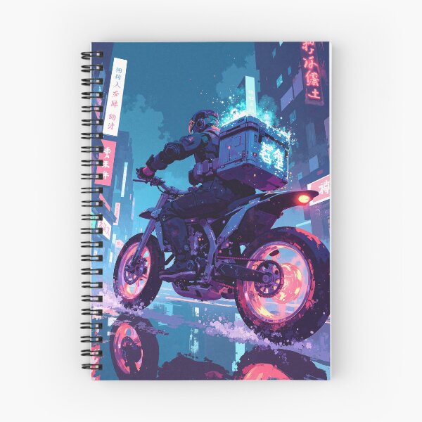 Item preview, Neon speedrunner cybernetic pursuit designed and sold by MadeByHaresShop.