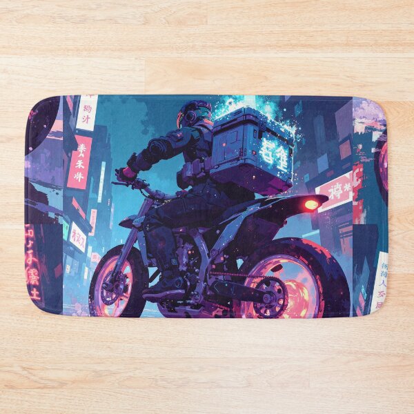 Item preview, Neon speedrunner cybernetic pursuit designed and sold by MadeByHaresShop.