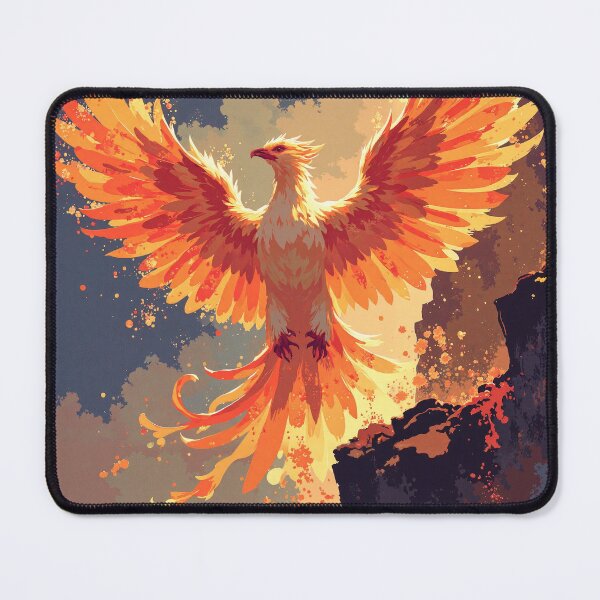 Item preview, Phoenix ascension radiant ember sky designed and sold by MadeByHaresShop.