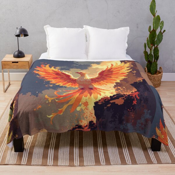 Item preview, Phoenix ascension radiant ember sky designed and sold by MadeByHaresShop.