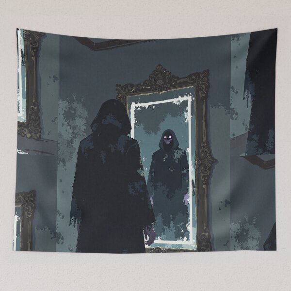 Item preview, Whispering shadows mirror of fear designed and sold by MadeByHaresShop.