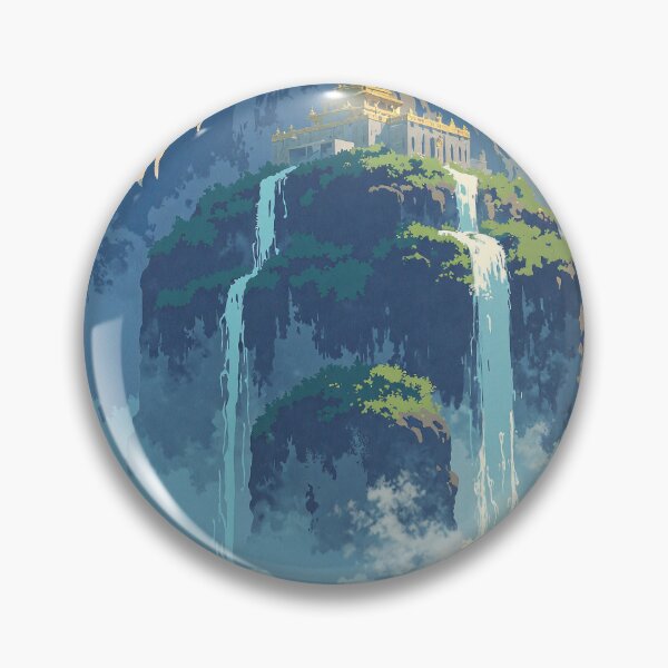 Item preview, Golden temple in the sky of liquid light designed and sold by MadeByHaresShop.
