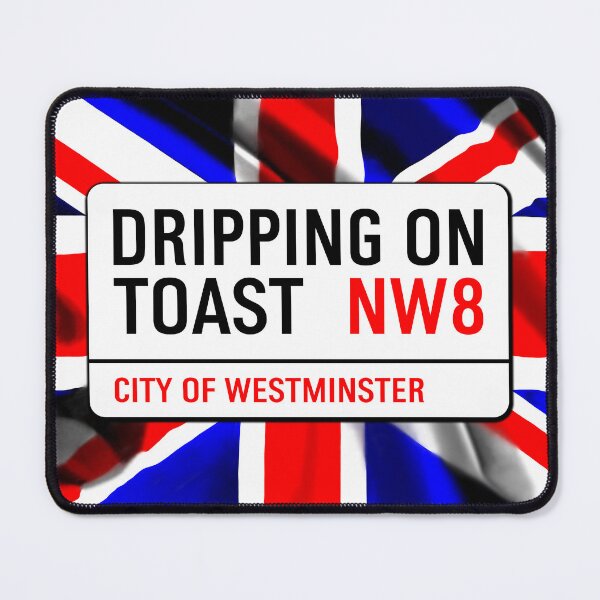 Item preview, Classic London Dripping On Toast Road Sign V1b designed and sold by RetrospectUK.
