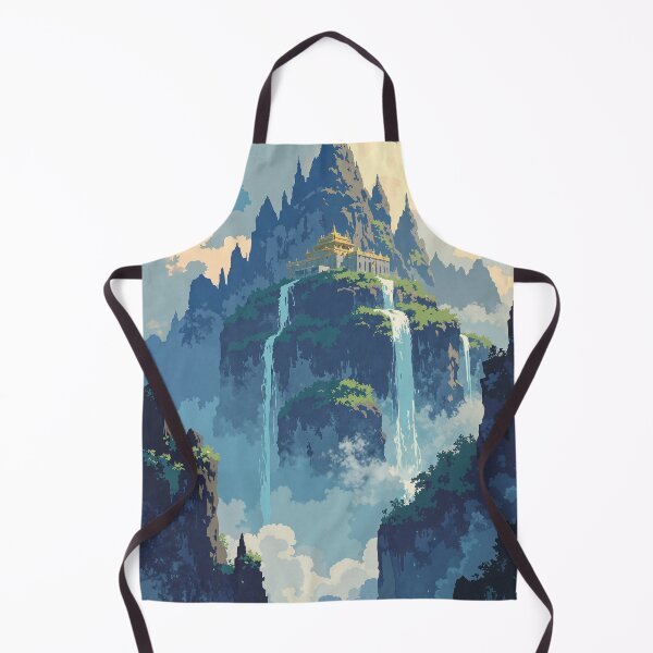 Item preview, Golden temple in the sky of liquid light designed and sold by MadeByHaresShop.