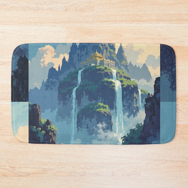 Item preview, Golden temple in the sky of liquid light designed and sold by MadeByHaresShop.