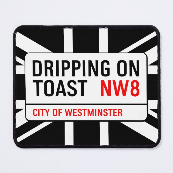 Item preview, Classic London Dripping On Toast Road Sign V1c designed and sold by RetrospectUK.