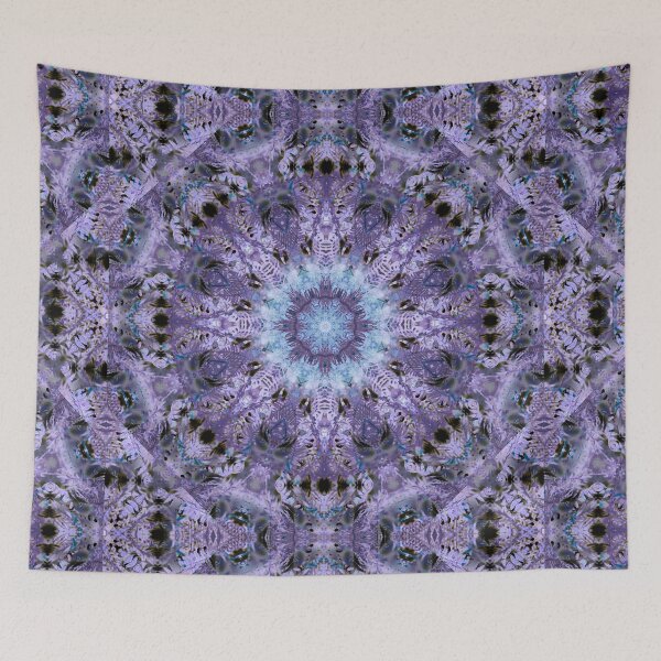 Item preview, Inverse Fern Dark Mandala designed and sold by Patterns4Nature.
