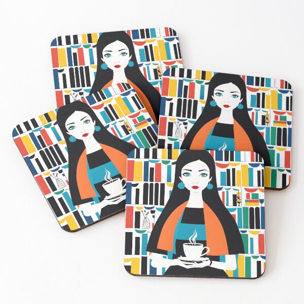 Item preview, Coffee and books designed and sold by MarisePix.