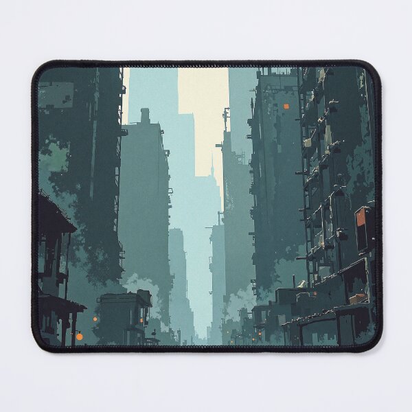 Item preview, Ruins rising a flooded metropolis designed and sold by MadeByHaresShop.