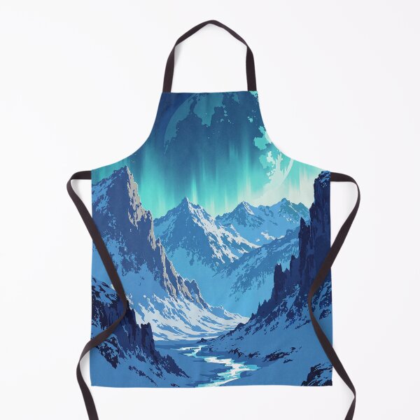 Item preview, starlight aurora a dance amongst ice peaks designed and sold by MadeByHaresShop.