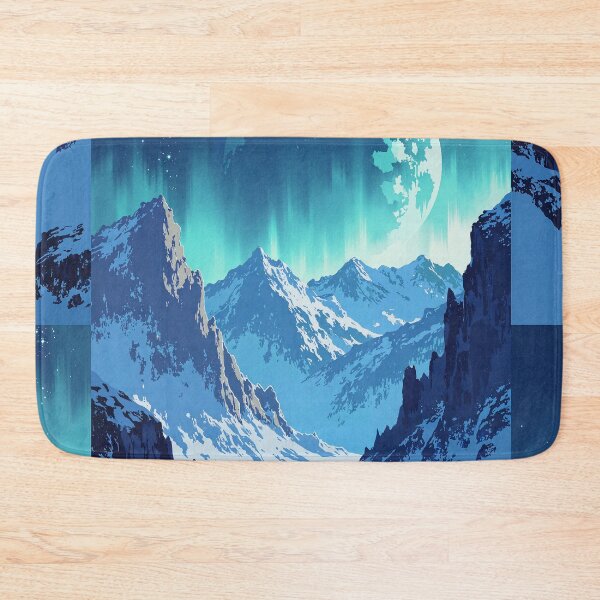 Item preview, starlight aurora a dance amongst ice peaks designed and sold by MadeByHaresShop.