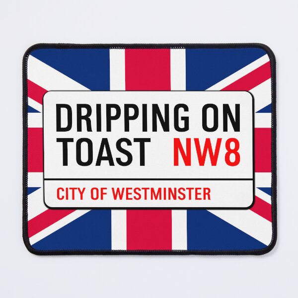 Item preview, Classic London Dripping On Toast Road Sign V1d designed and sold by RetrospectUK.
