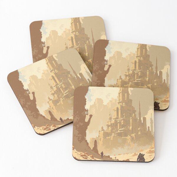 Item preview, Sand echoes ruins of utopia designed and sold by MadeByHaresShop.