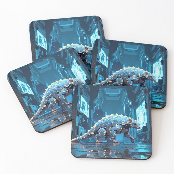 Item preview, Neopangolin symbiosis nature meets technology designed and sold by MadeByHaresShop.