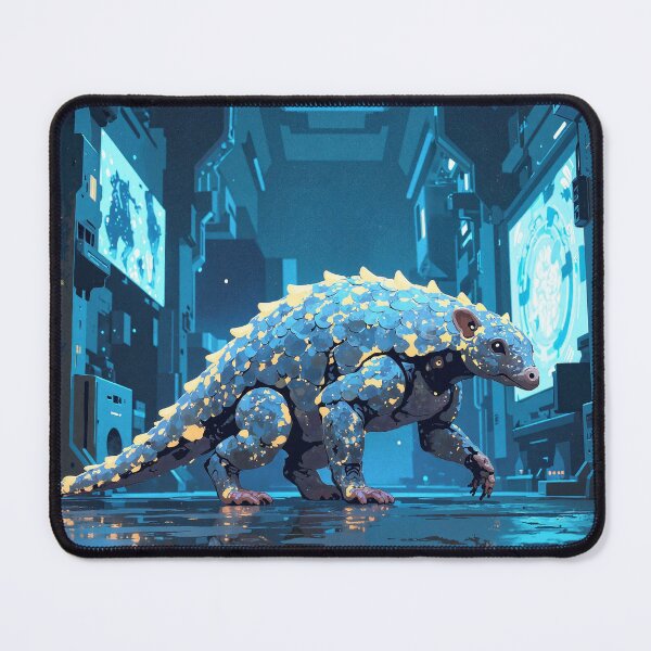 Item preview, Neopangolin symbiosis nature meets technology designed and sold by MadeByHaresShop.