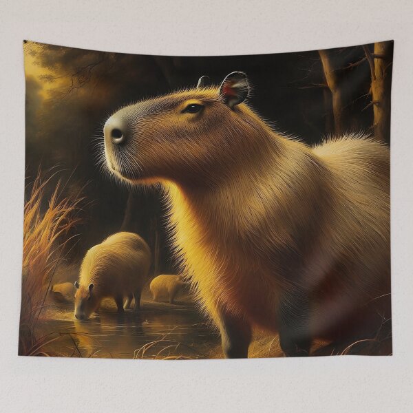 Item preview, Capybara Art #76 | Capybara Lovers designed and sold by ksgraphics222.