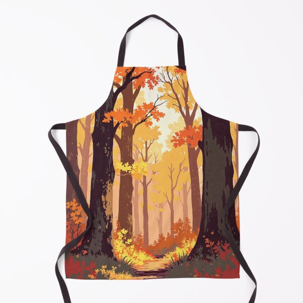 Item preview, Autumnal enchantment pathways through glowing gold designed and sold by MadeByHaresShop.