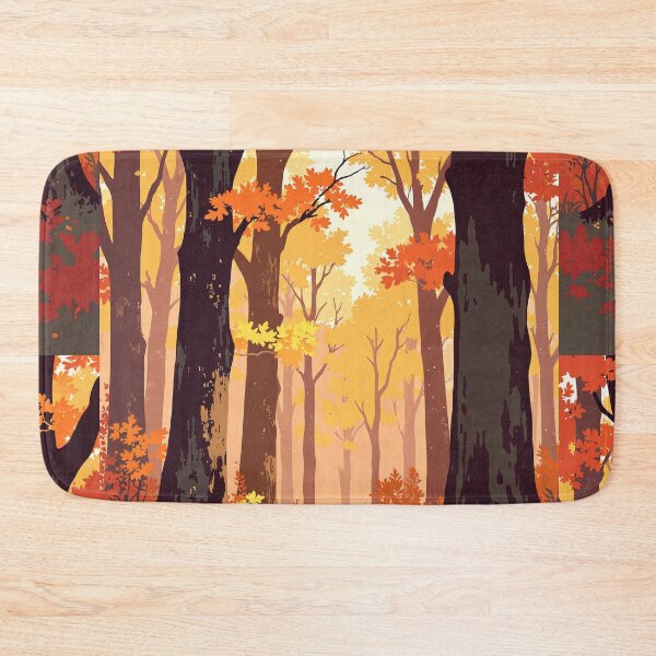 Item preview, Autumnal enchantment pathways through glowing gold designed and sold by MadeByHaresShop.