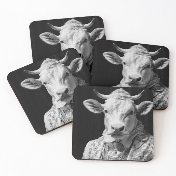 Item preview, Elegant Cow in Victorian Embroidery designed and sold by vk09.