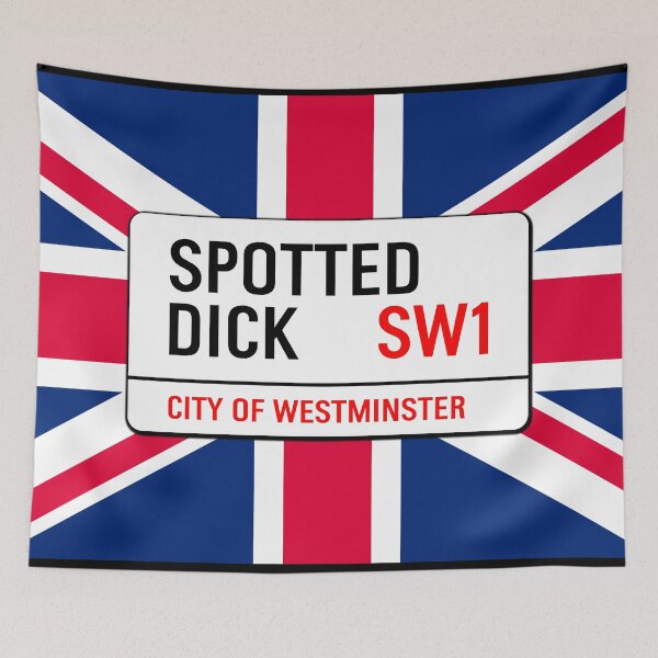 Item preview, Classic London Spotted Dick Road Sign V1d designed and sold by RetrospectUK.
