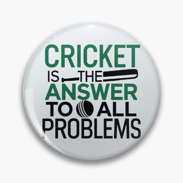 Artikelvorschau, Cricket ist die Antwort auf alle Probleme entworfen und verkauft von Jollys-ArtShop.