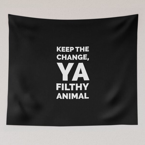 Item preview, Home Alone  - Keep the Change Movie Quote designed and sold by Boxing Kangaroo Retail Company.