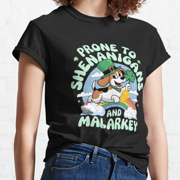 Item preview, Beagle Shenanigans - St. Patrick's Pup - design for dog lover designed and sold by FurrFunPrints.