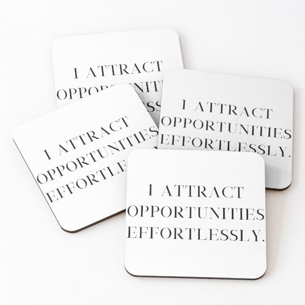 Item preview, I attract opportunities effortlessly. designed and sold by StylishKat.