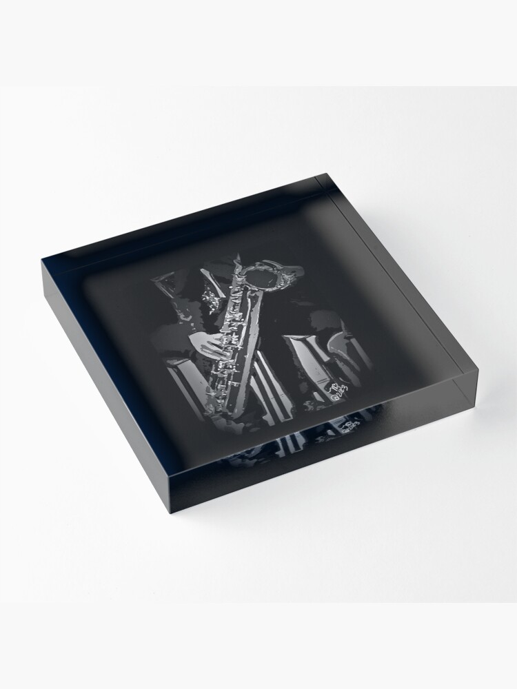 Thumbnail 3 of 5, Acrylic Block, Baritone Dreams designed and sold by westwind16.
