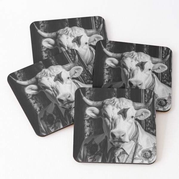 Item preview, Noble Bull: Elegance in Embroidered Attire designed and sold by vk09.
