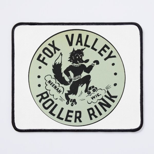 Item preview, Fox Valley Roller Rink Neenah Wisconsin Roller Skating Rink Sticker Decal Label designed and sold by tislord.