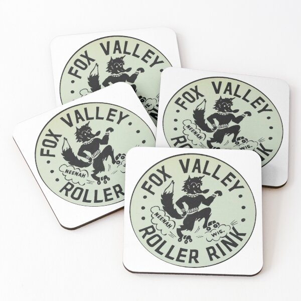 Item preview, Fox Valley Roller Rink Neenah Wisconsin Roller Skating Rink Sticker Decal Label designed and sold by tislord.
