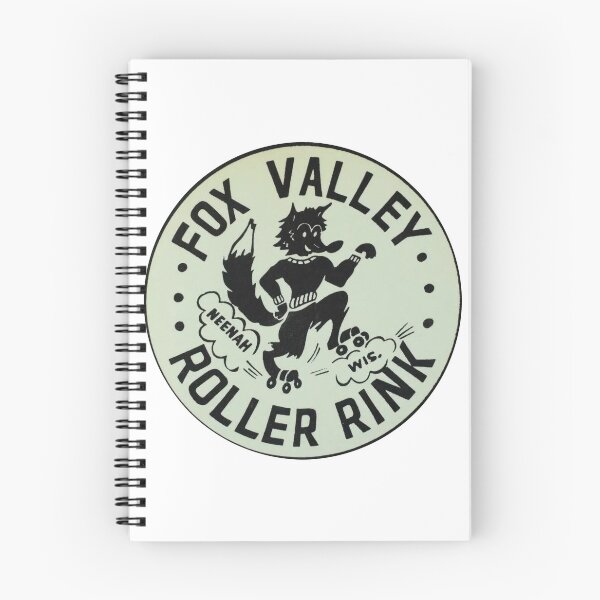 Item preview, Fox Valley Roller Rink Neenah Wisconsin Roller Skating Rink Sticker Decal Label designed and sold by tislord.