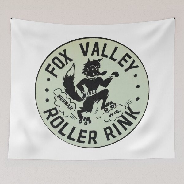 Item preview, Fox Valley Roller Rink Neenah Wisconsin Roller Skating Rink Sticker Decal Label designed and sold by tislord.