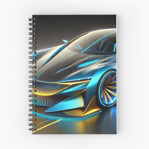 Item preview, Futuristic Blue and Yellow Car Design   designed and sold by Zeeshankhan1345.