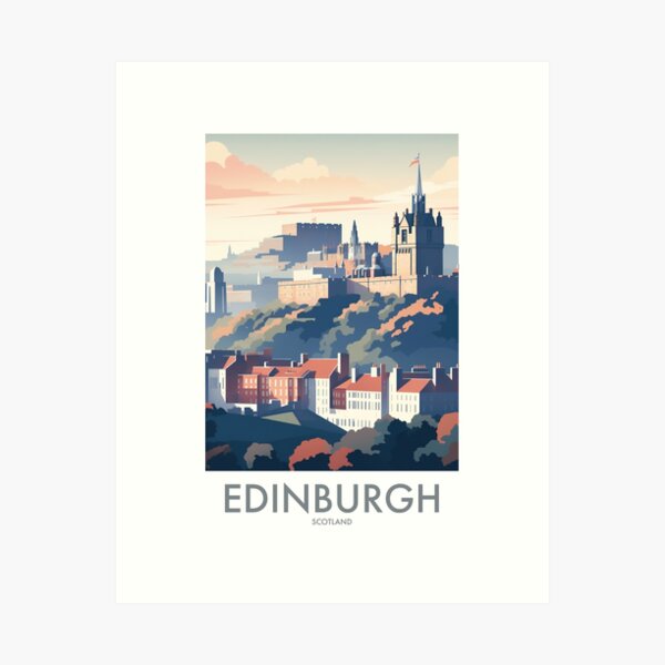 Item preview, EDINBURGH designed and sold by MarkedArtPrints.